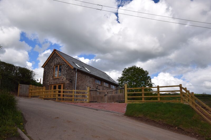 Looking towards the front of this fantastic barn conversion